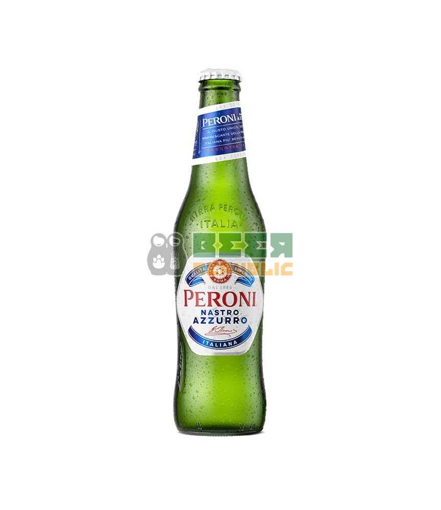 Peroni Nastro Azzurro de estilo Lager con un 5,1% de alcohol.