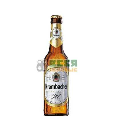 Krombacher Pils de 33cl de estilo Pilsner con un 4,8% de alcohol.