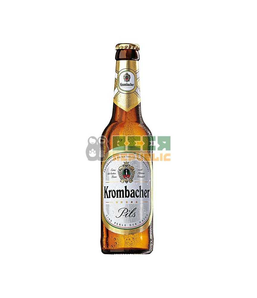 Krombacher Pils de 33cl de estilo Pilsner con un 4,8% de alcohol.