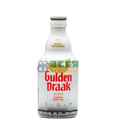 Gulden Draak Classic de estilo Belgian Strong Ale con un 10.5% de alcohol.