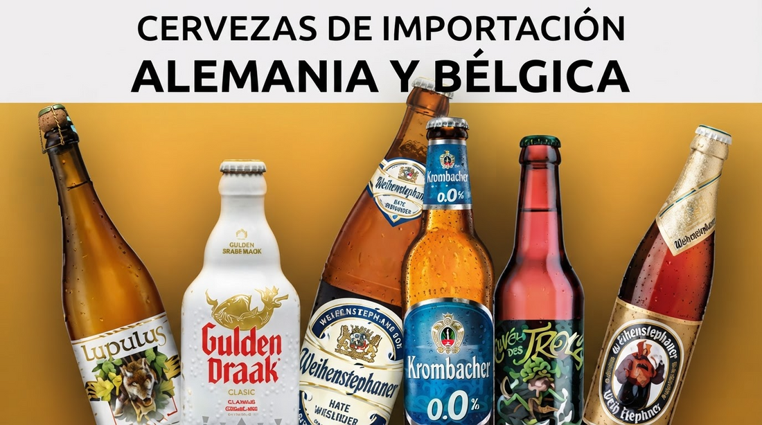 Cervezas de importación: Alemania y Bélgica