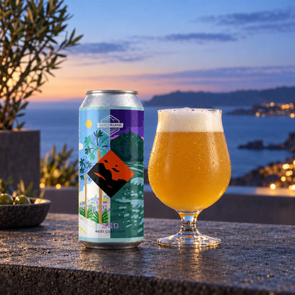 Basqueland SSD: bebida servida en vaso junto a su envase