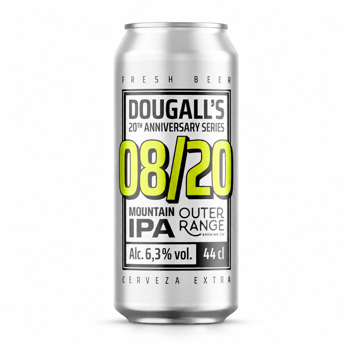 Dougall's 08/20: producto centrado sobre fondo blanco