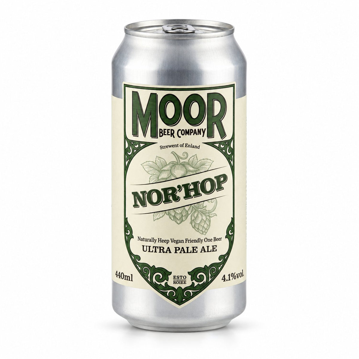 Moor Nor'hop: producto centrado sobre fondo blanco