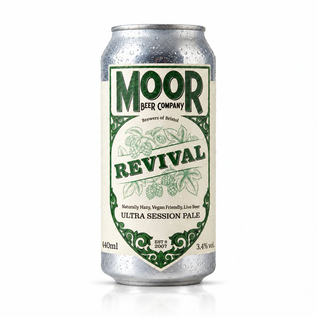 Moor Revival: producto centrado sobre fondo blanco