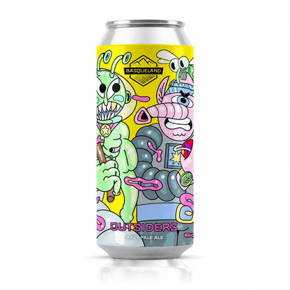 Basqueland Outsiders: producto centrado sobre fondo blanco