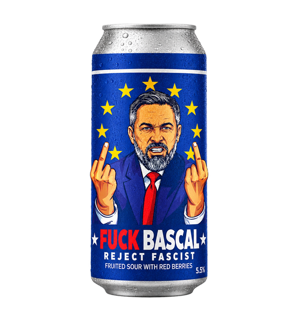 La Calavera Fuckbascal: envase recortado sobre fondo transparente