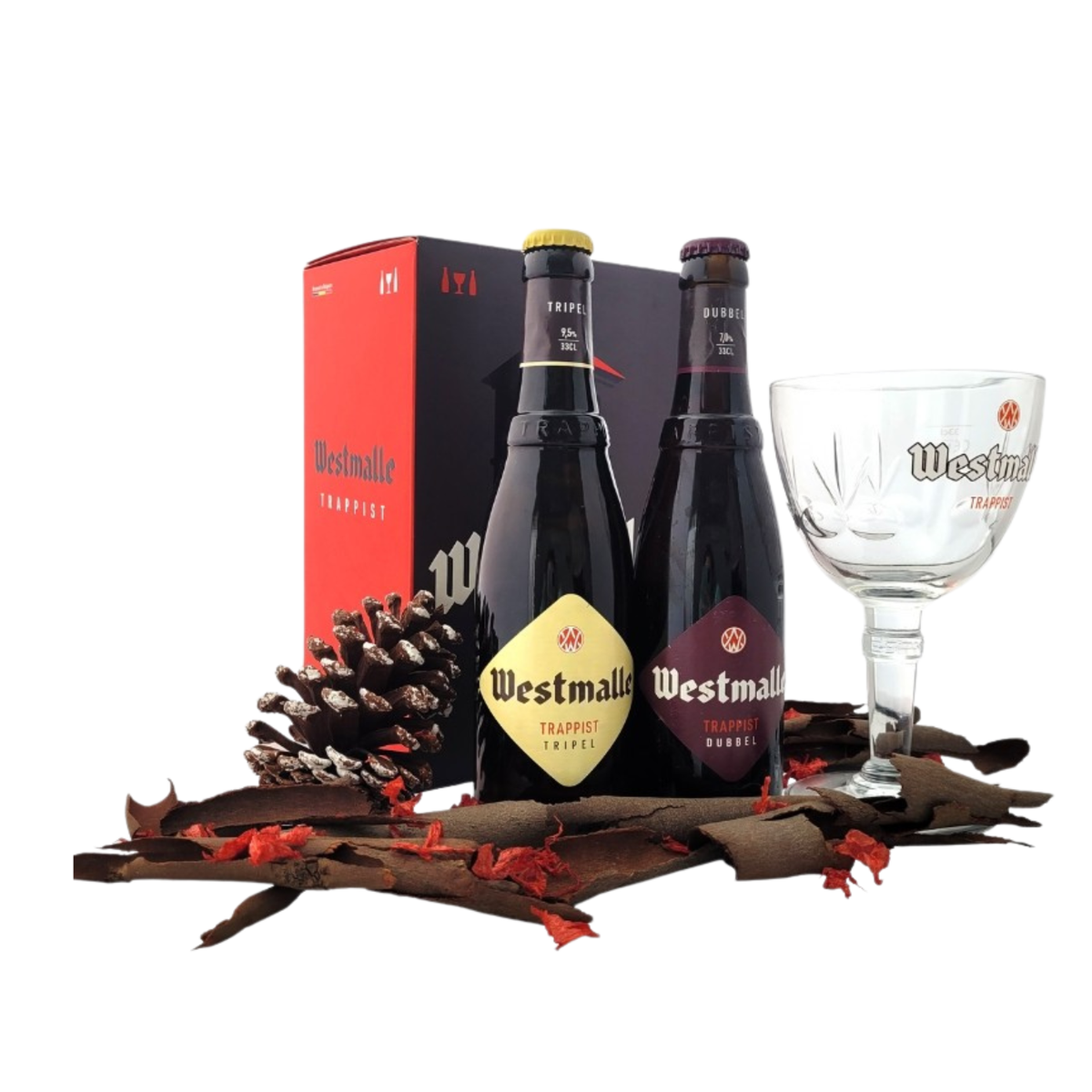 Pack Westmalle 2 garrafas + copo