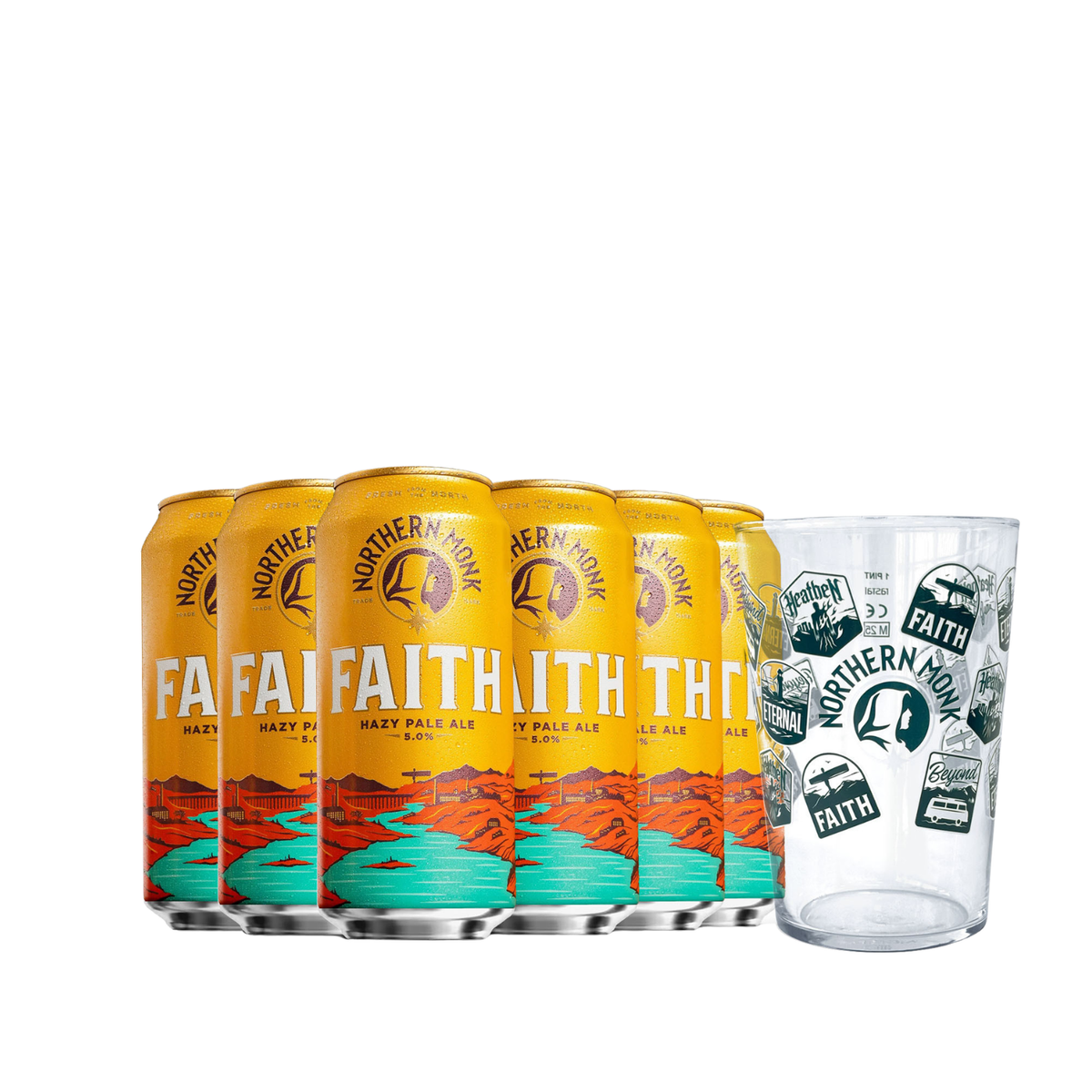 Pack Northern Monk Faith + Vaso pinta de regalo