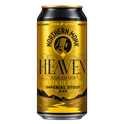 Northern Monk Heaven: lata recortada sobre fondo transparente