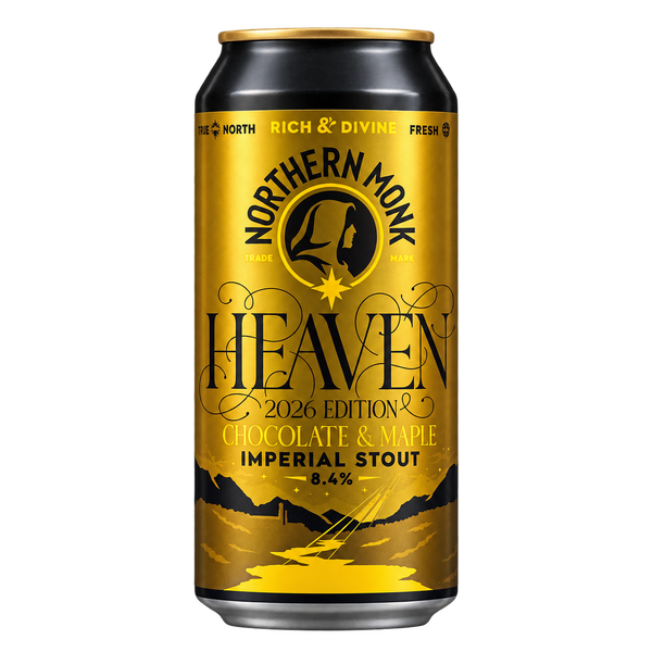 Northern Monk Heaven: lata recortada sobre fondo transparente