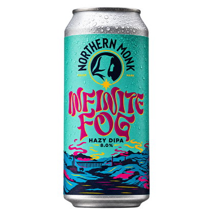 Northern Monk Infinite Fog: lata recortada sobre fondo transparente