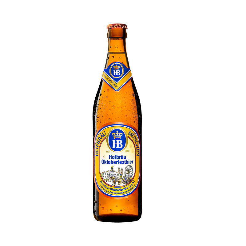 Cerveza estilo festbier de la marca Hofbräuhaus