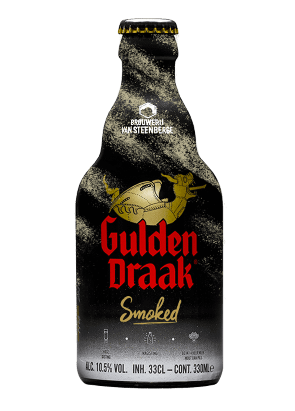Cerveza tipo smoked de la marca Gulden Draak